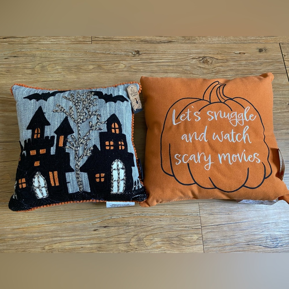 halloween throw pillows